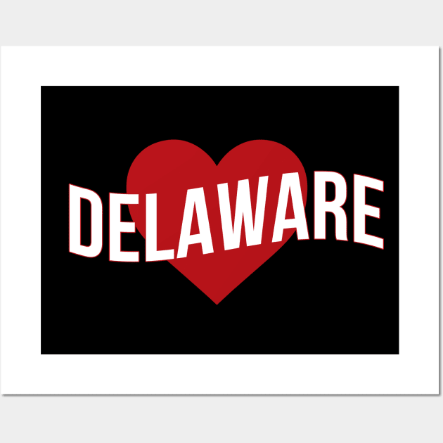 Delaware Love Wall Art by Novel_Designs